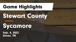 Stewart County  vs Sycamore  Game Highlights - Feb. 4, 2022