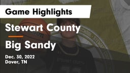 Stewart County  vs Big Sandy Game Highlights - Dec. 30, 2022