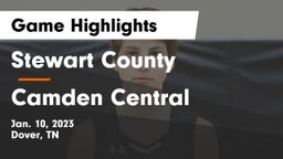 Stewart County  vs Camden Central  Game Highlights - Jan. 10, 2023