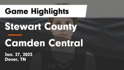 Stewart County  vs Camden Central  Game Highlights - Jan. 27, 2023