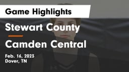 Stewart County  vs Camden Central  Game Highlights - Feb. 16, 2023
