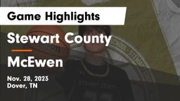 Stewart County  vs McEwen  Game Highlights - Nov. 28, 2023
