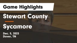 Stewart County  vs Sycamore  Game Highlights - Dec. 5, 2023