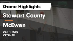 Stewart County  vs McEwen  Game Highlights - Dec. 1, 2020