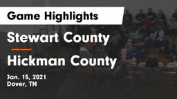 Stewart County  vs Hickman County  Game Highlights - Jan. 15, 2021