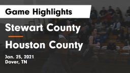 Stewart County  vs Houston County Game Highlights - Jan. 25, 2021