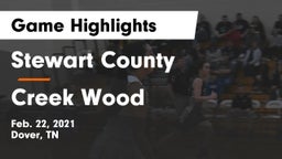 Stewart County  vs Creek Wood Game Highlights - Feb. 22, 2021