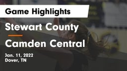 Stewart County  vs Camden Central  Game Highlights - Jan. 11, 2022
