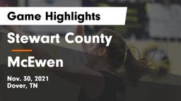 Stewart County  vs McEwen  Game Highlights - Nov. 30, 2021