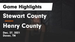 Stewart County  vs Henry County  Game Highlights - Dec. 27, 2021
