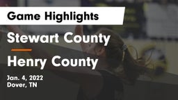 Stewart County  vs Henry County  Game Highlights - Jan. 4, 2022