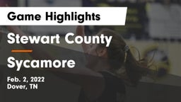 Stewart County  vs Sycamore  Game Highlights - Feb. 2, 2022