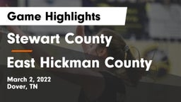 Stewart County  vs East Hickman County  Game Highlights - March 2, 2022