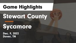 Stewart County  vs Sycamore Game Highlights - Dec. 9, 2022