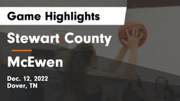 Stewart County  vs McEwen Game Highlights - Dec. 12, 2022