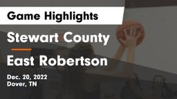 Stewart County  vs East Robertson Game Highlights - Dec. 20, 2022