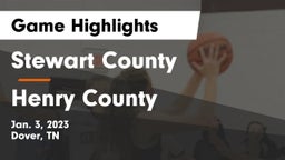 Stewart County  vs Henry County  Game Highlights - Jan. 3, 2023