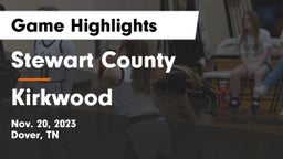 Stewart County  vs  Kirkwood  Game Highlights - Nov. 20, 2023