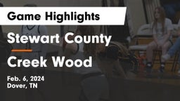 Stewart County  vs Creek Wood  Game Highlights - Feb. 6, 2024