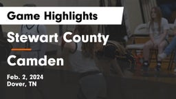 Stewart County  vs Camden Game Highlights - Feb. 2, 2024