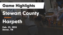 Stewart County  vs Harpeth Game Highlights - Feb. 23, 2024