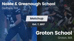 Matchup: Noble & Greenough vs. Groton School  2017