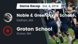 Recap: Noble & Greenough School vs. Groton School  2018