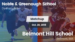 Matchup: Noble & Greenough vs. Belmont Hill School 2018