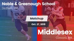 Matchup: Noble & Greenough vs. Middlesex  2018
