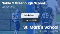 Matchup: Noble & Greenough vs. St. Mark's School 2018