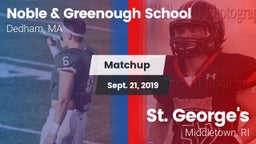 Matchup: Noble & Greenough vs. St. George's  2019