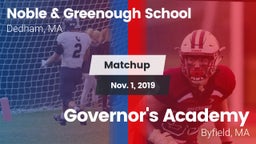 Matchup: Noble & Greenough vs. Governor's Academy  2019