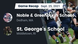 Recap: Noble & Greenough School vs. St. George's School 2021