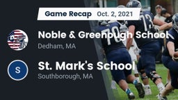 Recap: Noble & Greenough School vs. St. Mark's School 2021