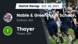 Recap: Noble & Greenough School vs. Thayer  2021