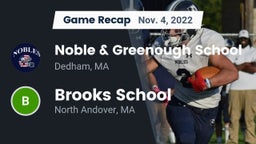 Recap: Noble & Greenough School vs. Brooks School 2022