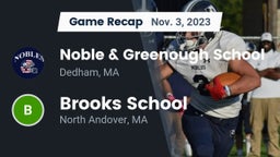 Recap: Noble & Greenough School vs. Brooks School 2023