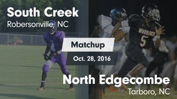 Matchup: South Creek High vs. North Edgecombe  2016