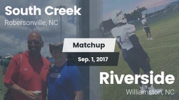 Matchup: South Creek High vs. Riverside  2017