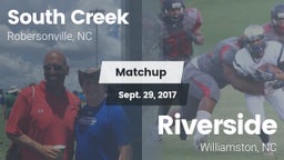 Matchup: South Creek High vs. Riverside  2017