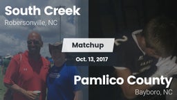 Matchup: South Creek High vs. Pamlico County  2017