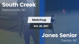 Matchup: South Creek High vs. Jones Senior  2017