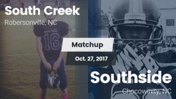 Matchup: South Creek High vs. Southside  2017