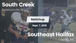 Matchup: South Creek High vs. Southeast Halifax  2018