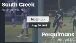 Matchup: South Creek High vs. Perquimans  2019
