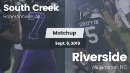 Matchup: South Creek High vs. Riverside  2019