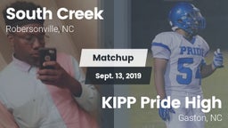 Matchup: South Creek High vs. KIPP Pride High 2019