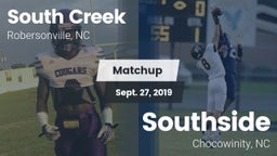 Matchup: South Creek High vs. Southside  2019