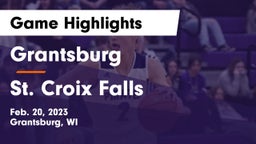 Grantsburg  vs St. Croix Falls  Game Highlights - Feb. 20, 2023