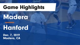 Madera  vs Hanford Game Highlights - Dec. 7, 2019